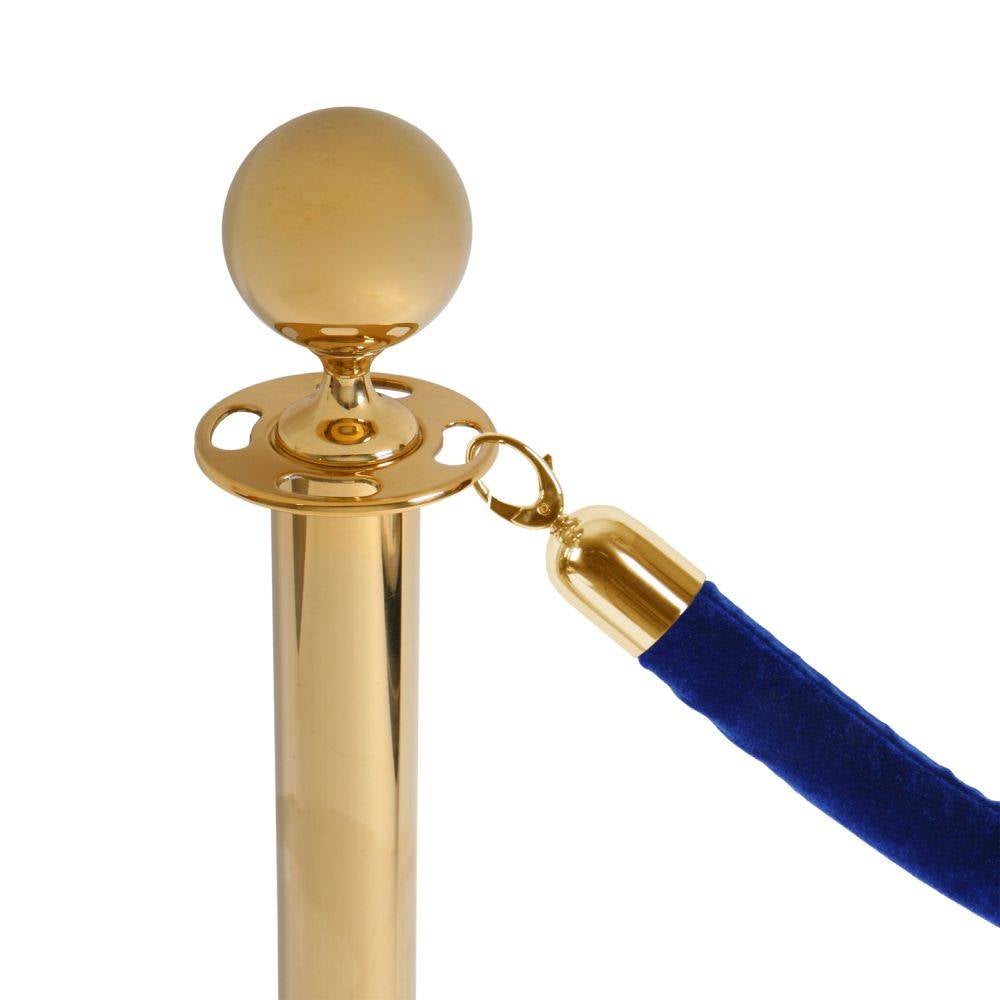Absperrständer Gold mieten – Tensatoren & Personenleitsystem mit Stoffband – 3