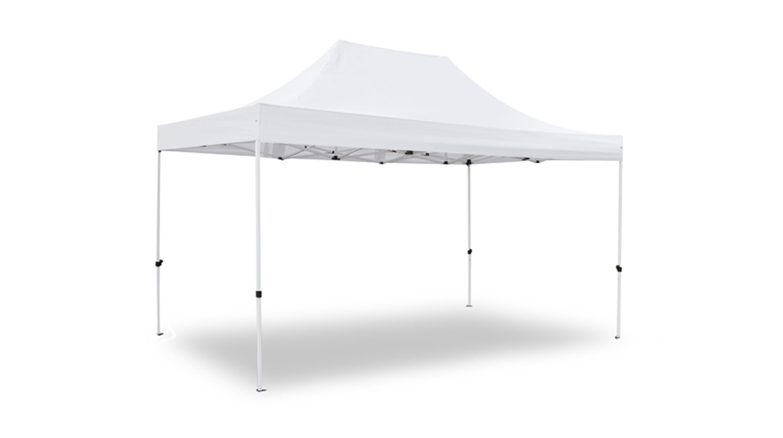 Faltpavillon mieten – Premium 4,5 x 3 m, weiß, wetterfest