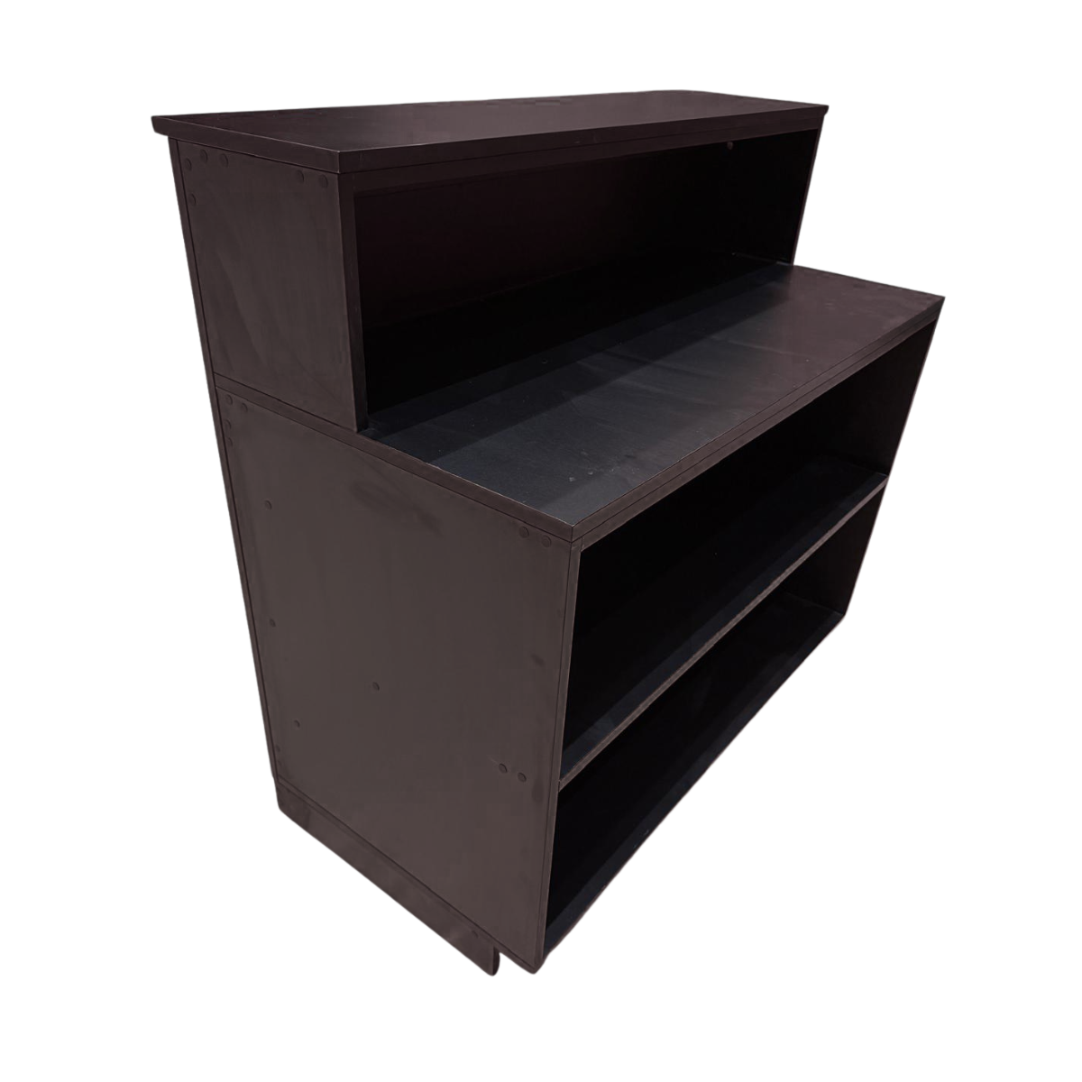 Schwarze Barelemente mieten – beleuchtete LED-Theke für Events & Messen – 2
