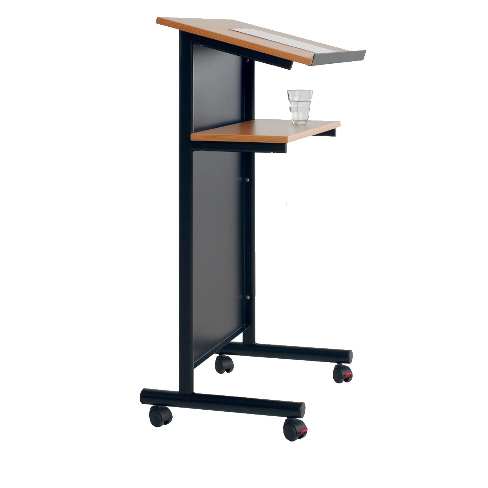 Rednerpult mieten – Rednerpult classic, fahrbar – 4