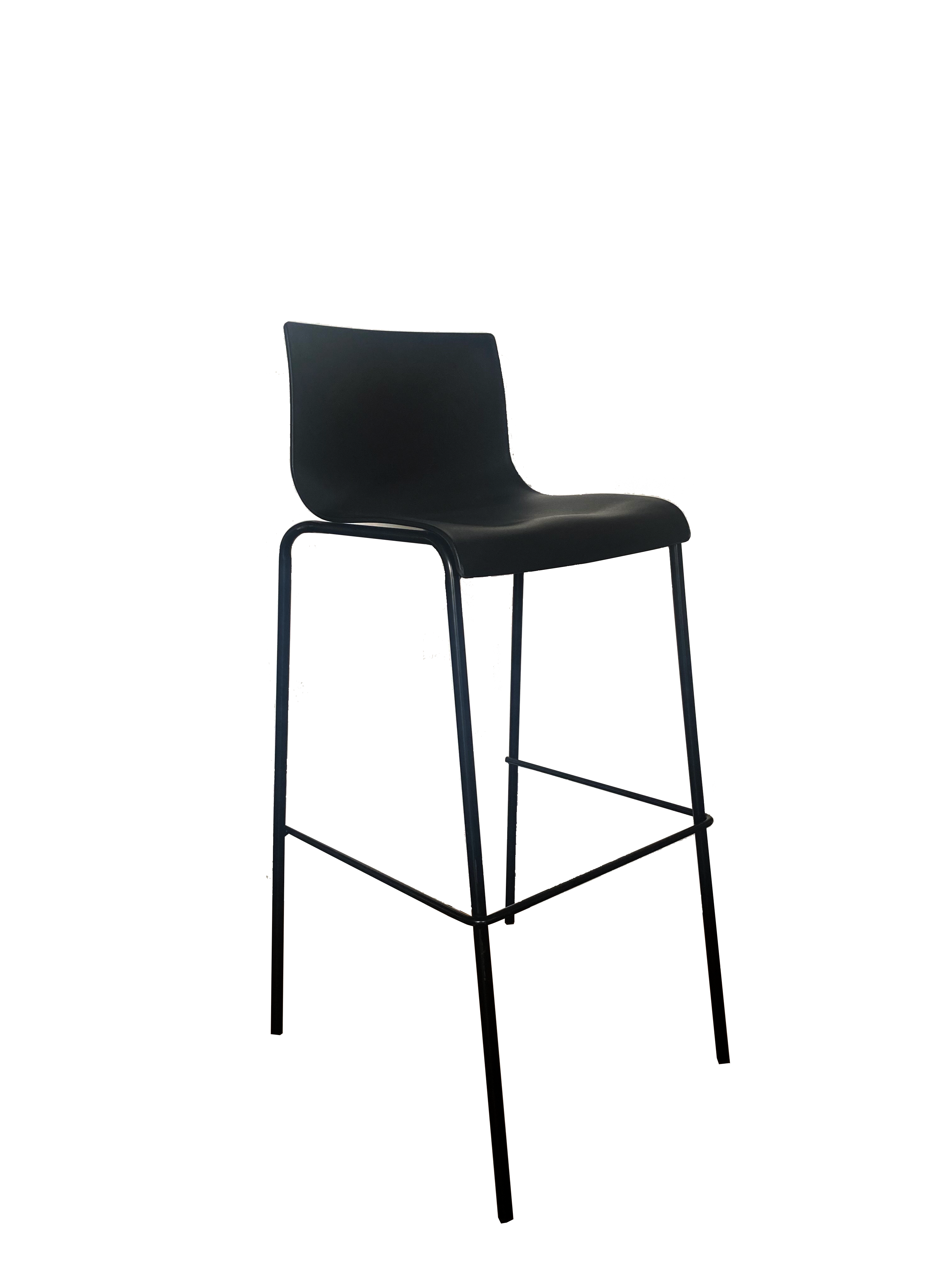 Barhocker schwarz mieten – Designer-Hocker für Event, Messe & Feier