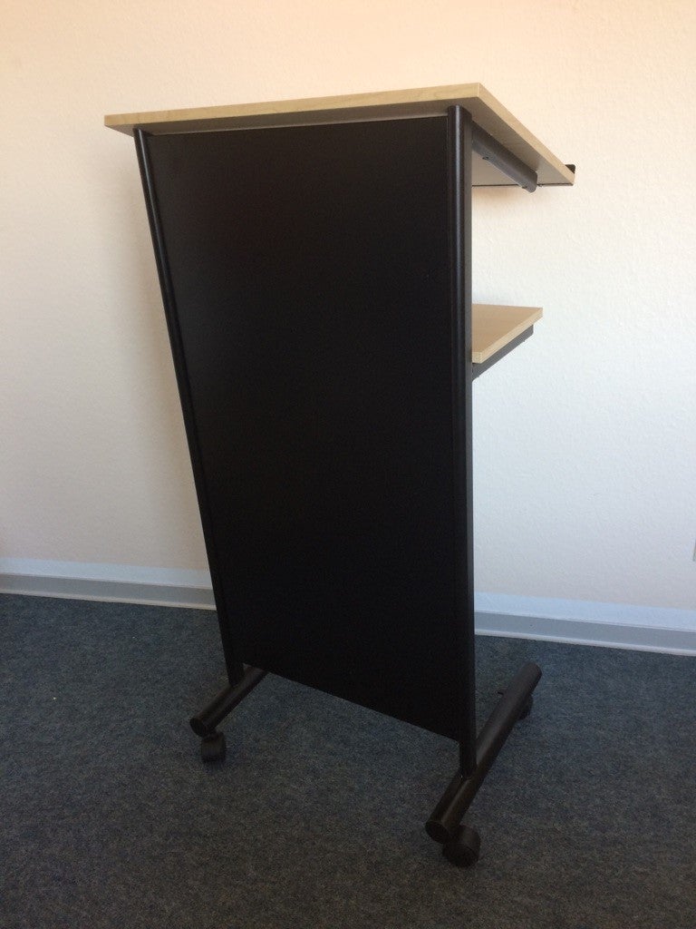 Rednerpult mieten – Rednerpult classic, fahrbar – 3
