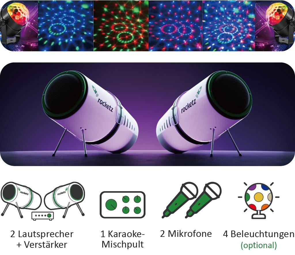 KARAOKE ANLAGE - Soundsystem mit Zwei Mikros inkl. Lieferservice miete – 2