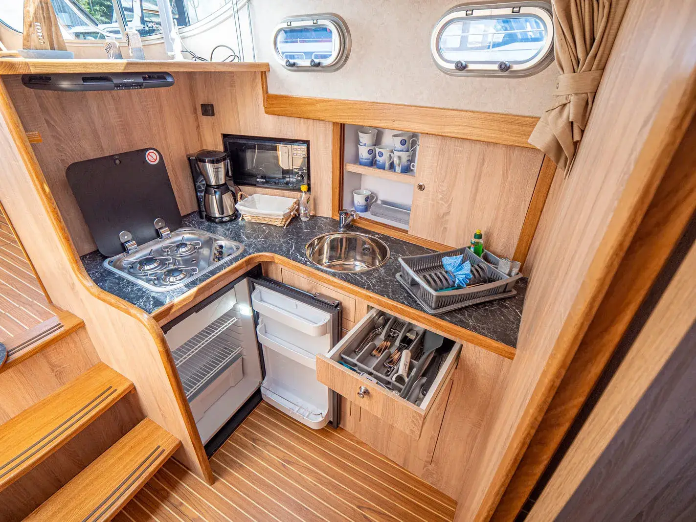 Hausboot Gruno 37 Excellent „Monique“ mieten – 4 Personen, ab Waren (Müritz) – 5