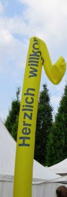 Skytube Herzlich Willkommen blau – 3