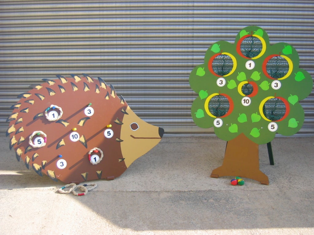Kinderwurfspiel Igel & Baum