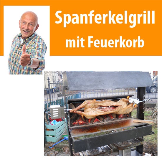 Spanferkelgrill mieten – Lamm- & Haxengrill für Party und Event