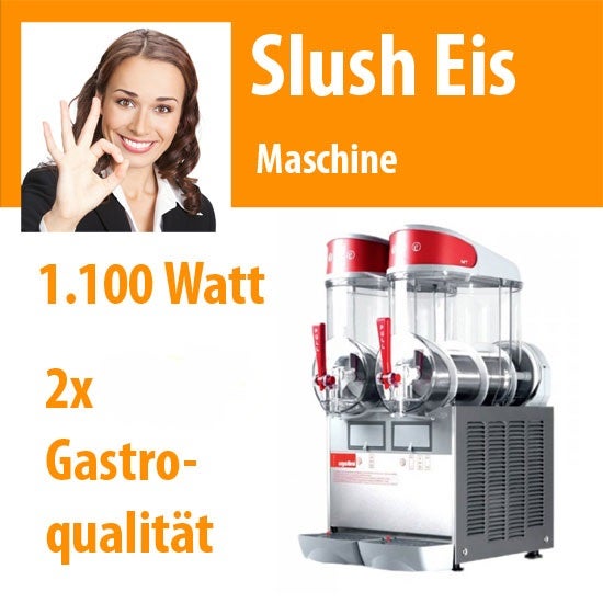 Slush-Eis-Maschine mieten – 2 x 15 Liter Slushmaschine in Gewerbequalität