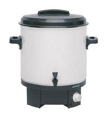 Glühweinkocher mieten – Glühweintopf & Kessel 25 Liter, 1.800 Watt