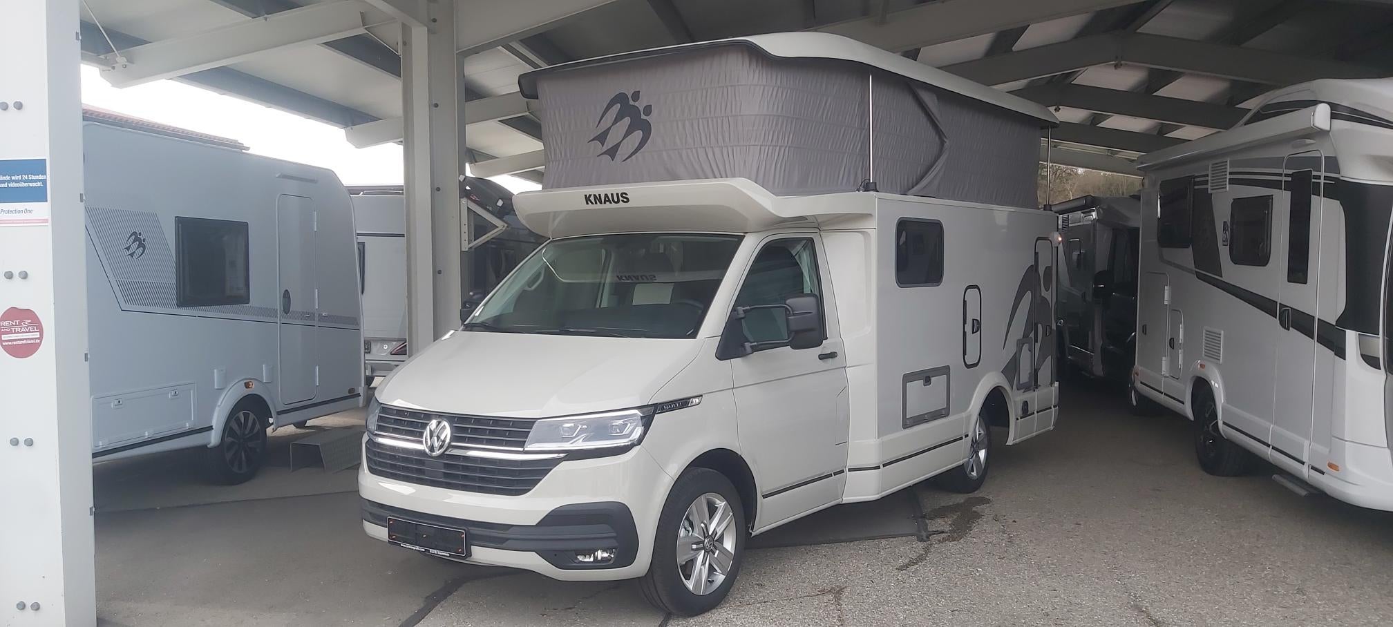 Wohnmobil Bulli mieten – Knaus Tourer CUV auf VW T6, 2 Sitze / 2 Schlafplätze