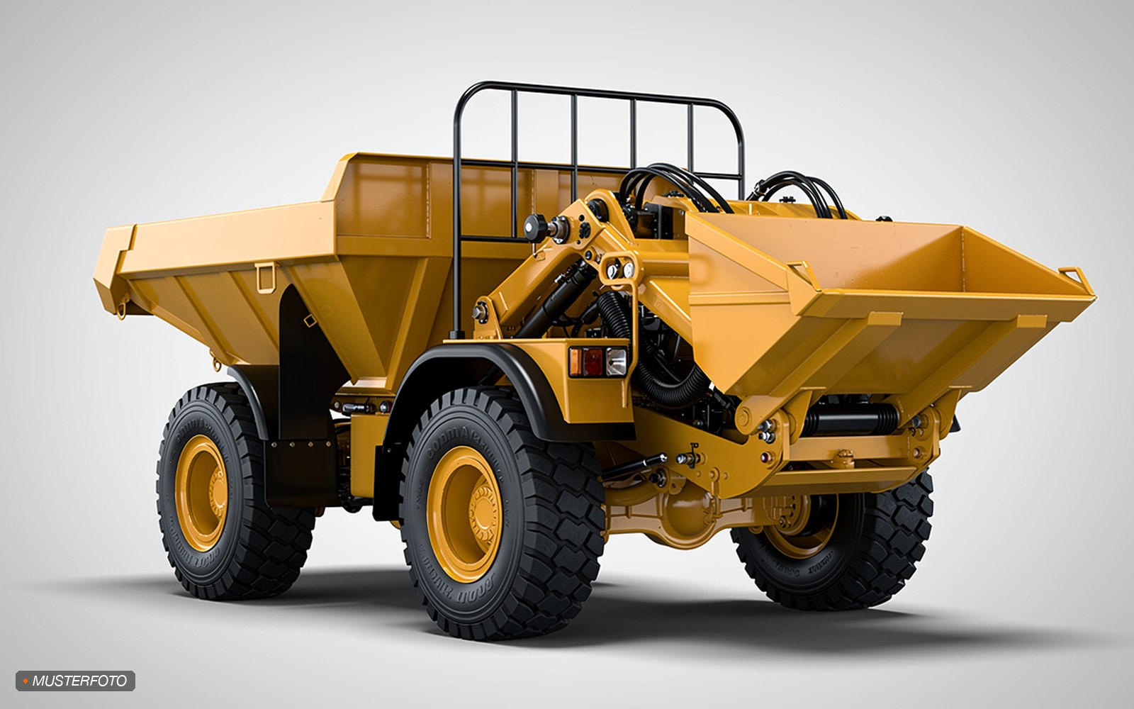 Dumper, 0,7 t, Raupe, selbstladend mieten