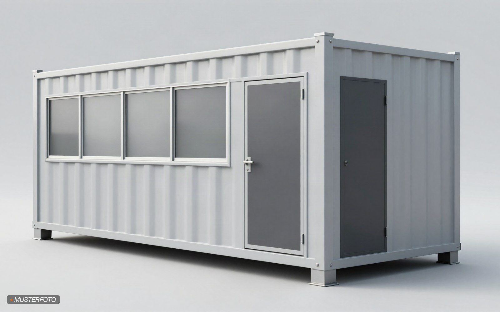 Sanitärcontainer mit Toiletten und Dusche mieten