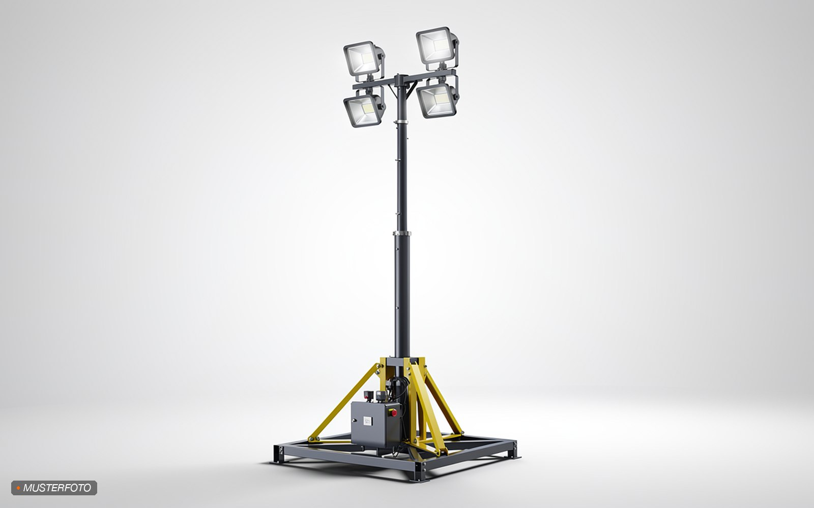Stationärer Lichtmast mieten