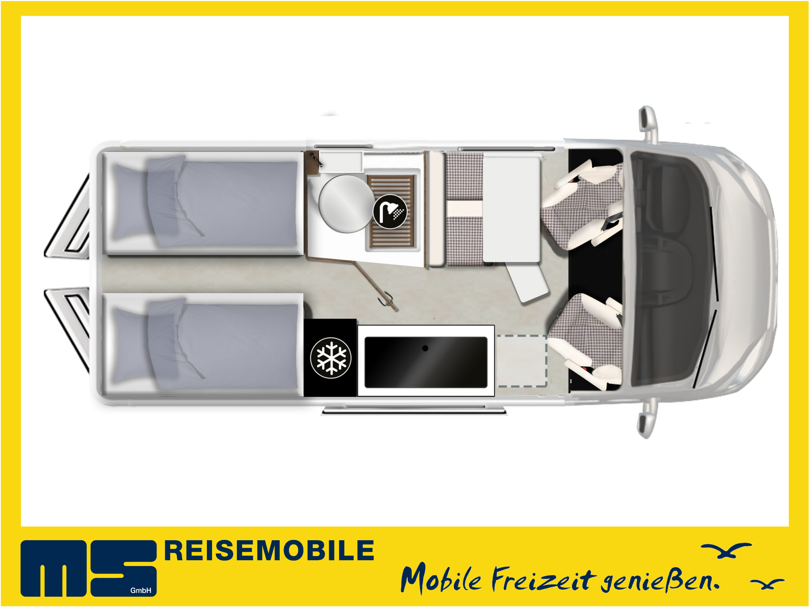 Wohnmobil Karmann Davis 620 mieten – XL-Variante mit Einzelbetten, Modell 2026 – 2