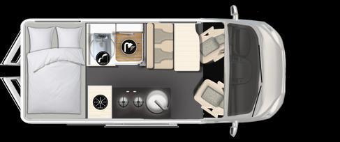 Wohnmobil Karmann Dexter 580 mieten – Modell 2025, bis 4 Personen – 2