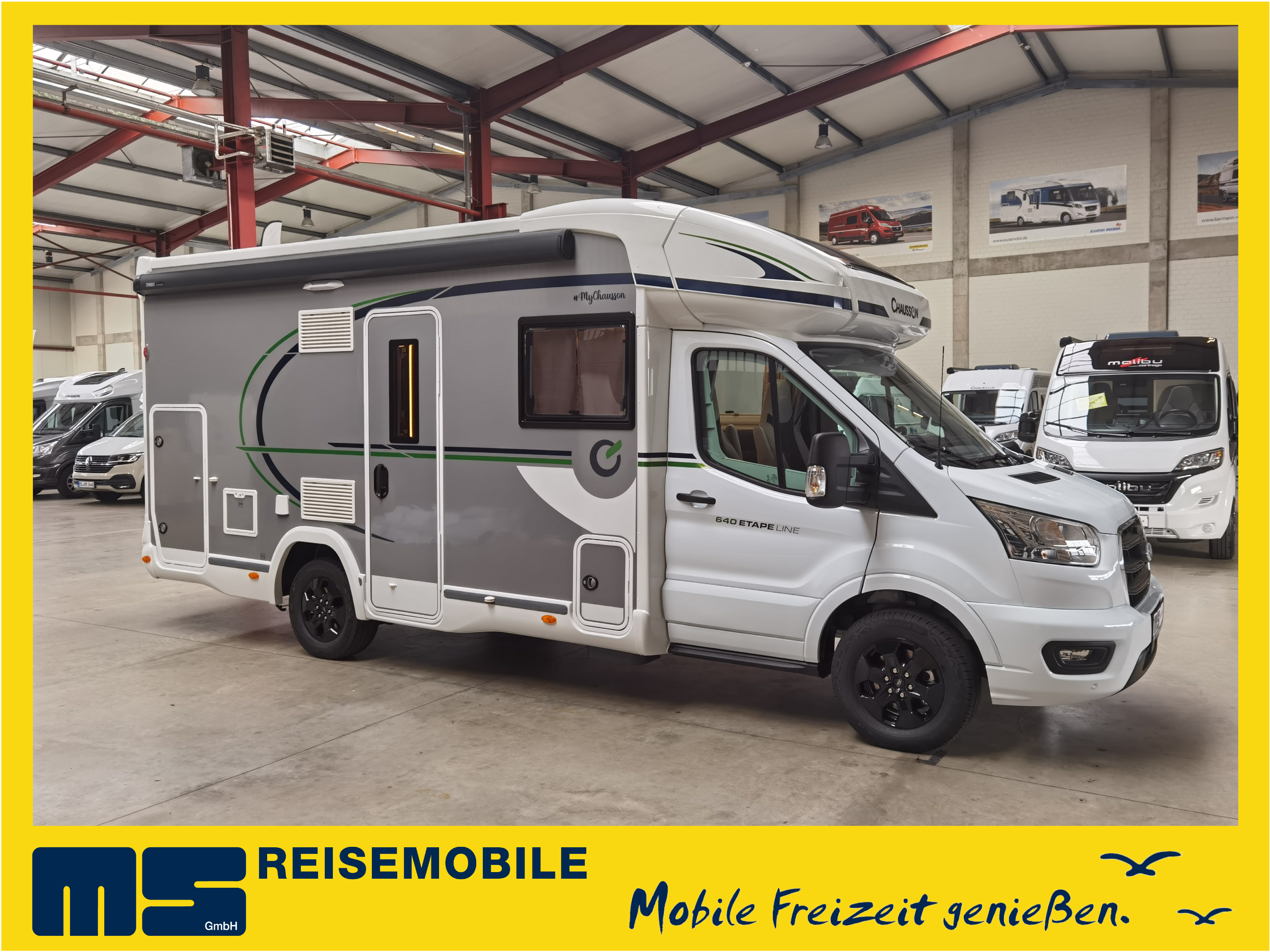 Wohnmobil Chausson T 640 mieten – teilintegriert, XXL-Dachbett, Modell 2026