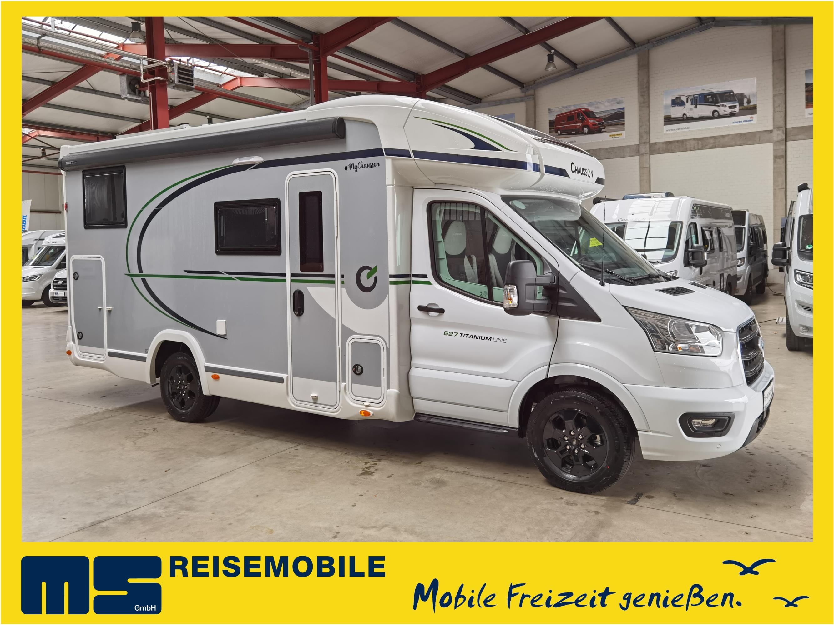 Wohnmobil Chausson 627 GA mieten – teilintegriert, Einzelbetten über Garage, Modell 2026