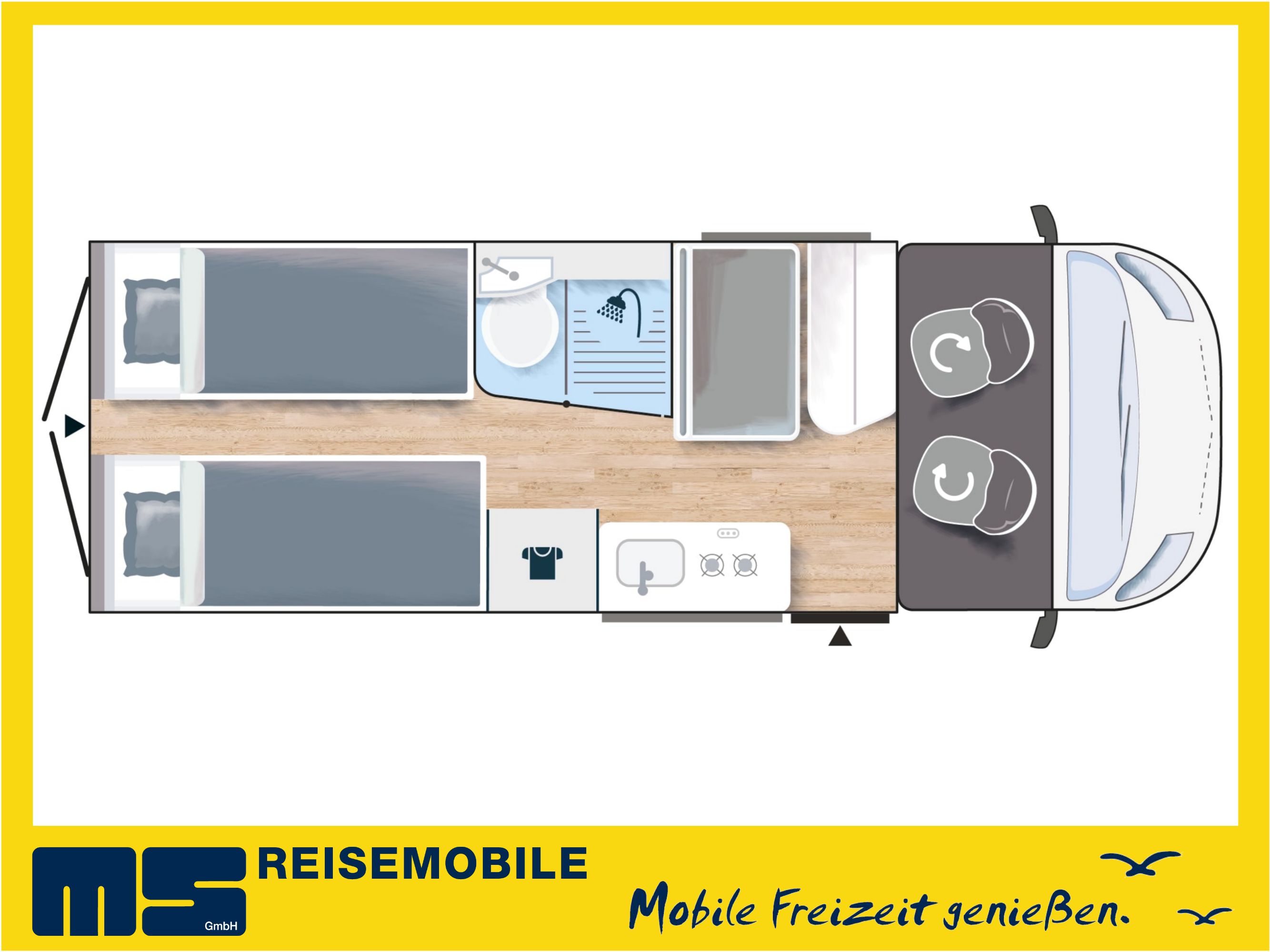 Wohnmobil Chausson V 697 mieten – Kastenwagen, Einzelbetten, Modell 2026 – 2