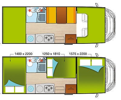 Wohnmobil Forster A 699 HB mieten – Alkoven, Modell 2026 – 2