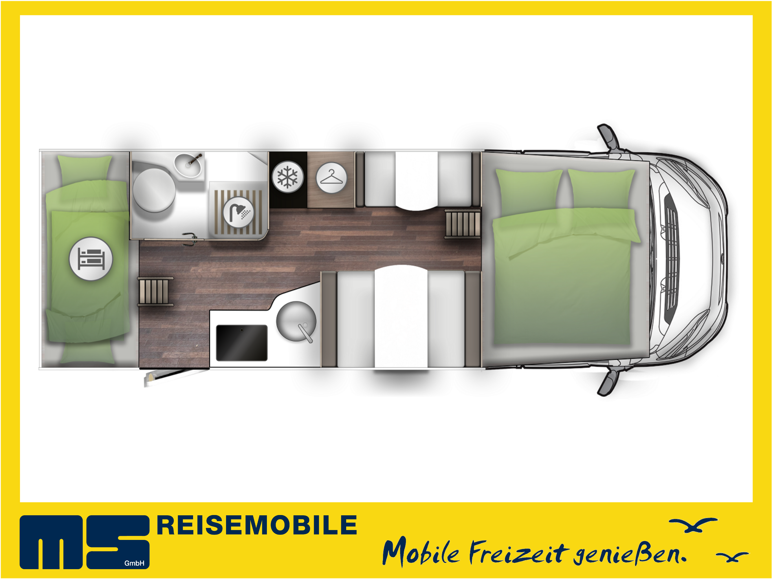 Wohnmobil Forster A 699 VB mieten – Alkoven, familienfreundlich, Modell 2026 – 2