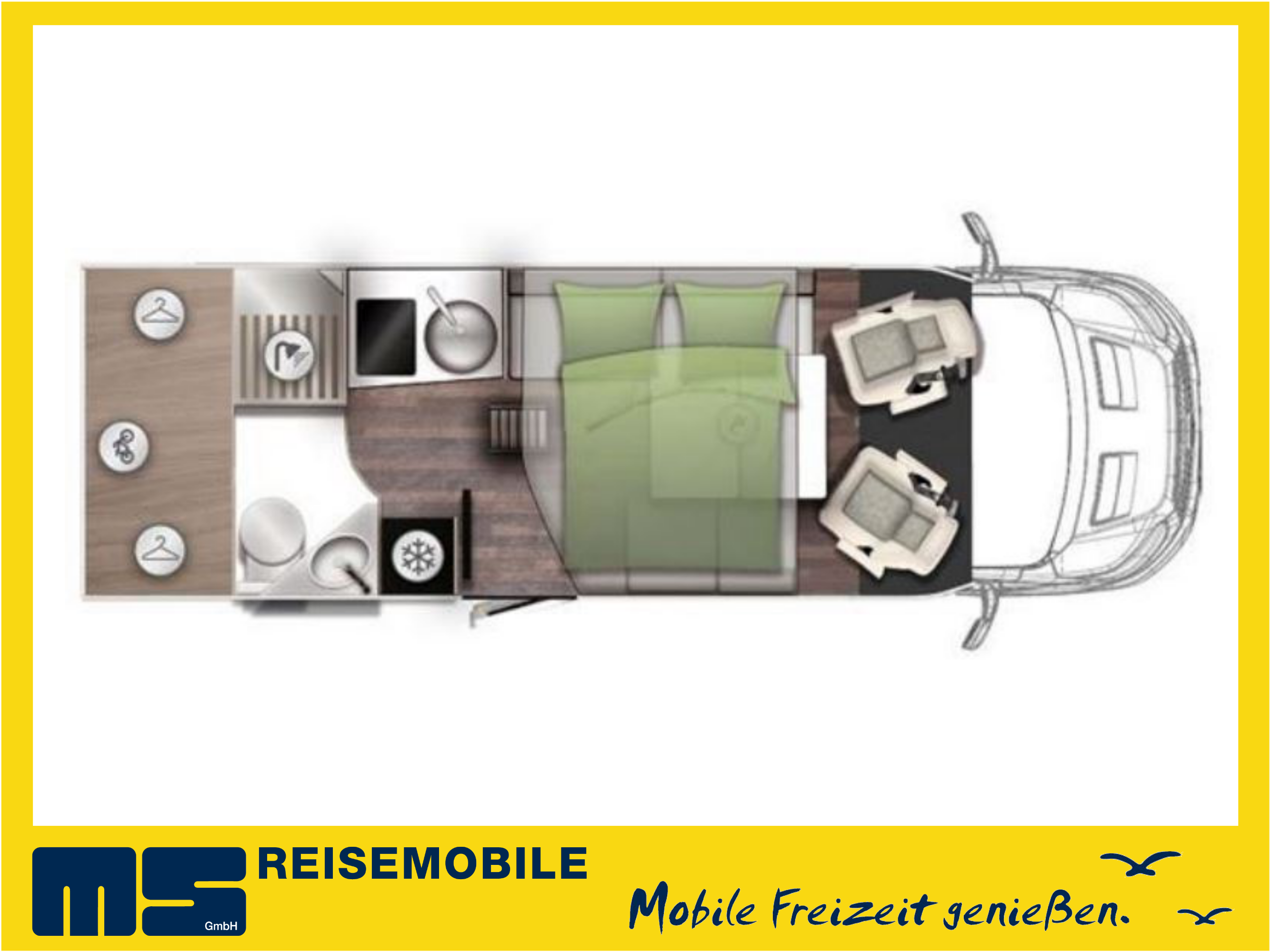 Wohnmobil mieten - Forster T 639 LF Coupé, teilintegriert, Modell 2026 – 2