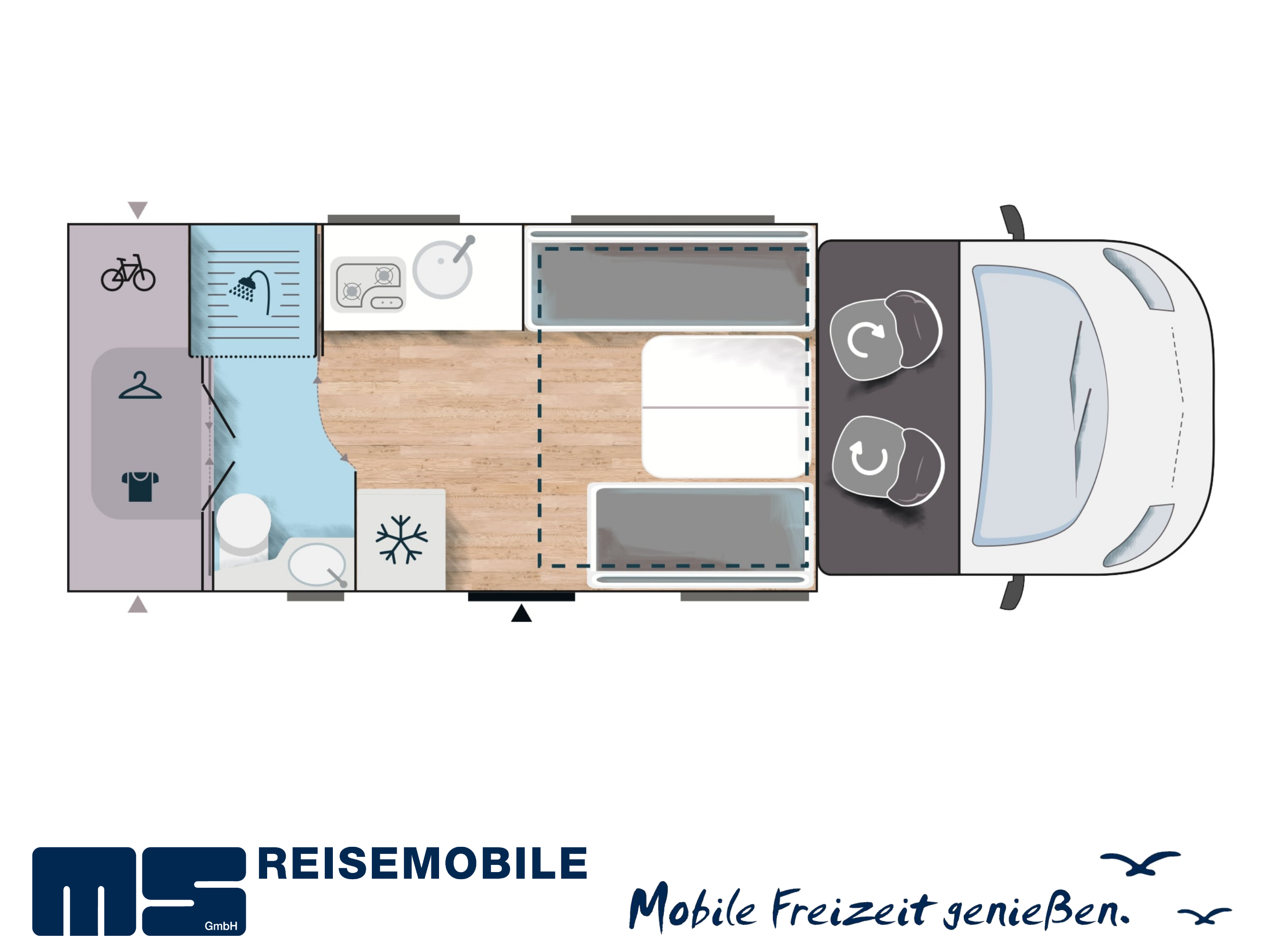 Wohnmobil Chausson T 640 mieten – teilintegriert, XXL-Dachbett, Modell 2026 – 2