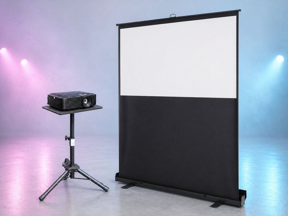 Beamer mit Leinwand mieten | Weihnachtsfeier | Präsentation – 2