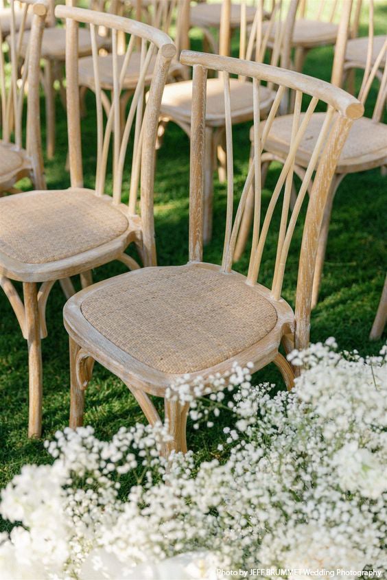 Holzstuhl ARTOIS mieten - naturbraun mit Rattan-Sitzfläche, Hochzeitsstuhl – 3