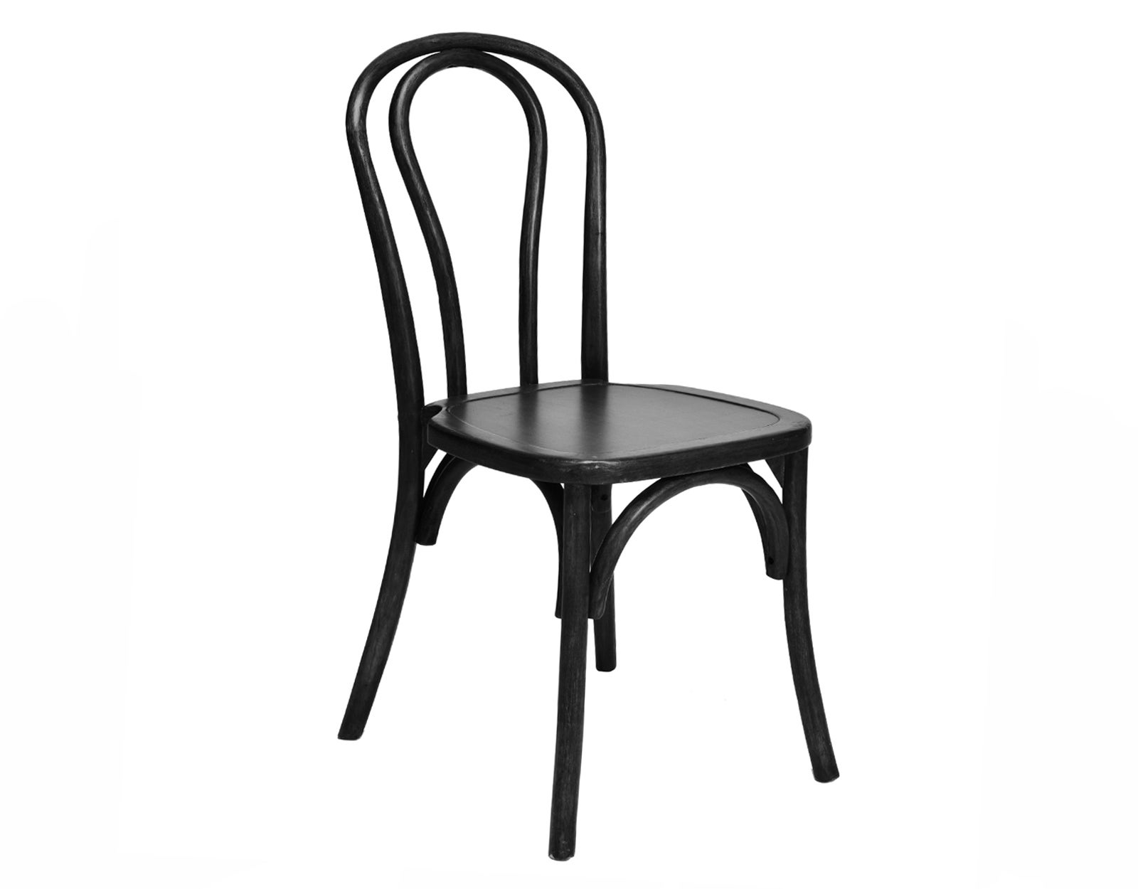 Stuhl BENTON mieten - schwarz inkl. Sitzkissen, Holz - Event- & Hochzeitsstuhl – 2