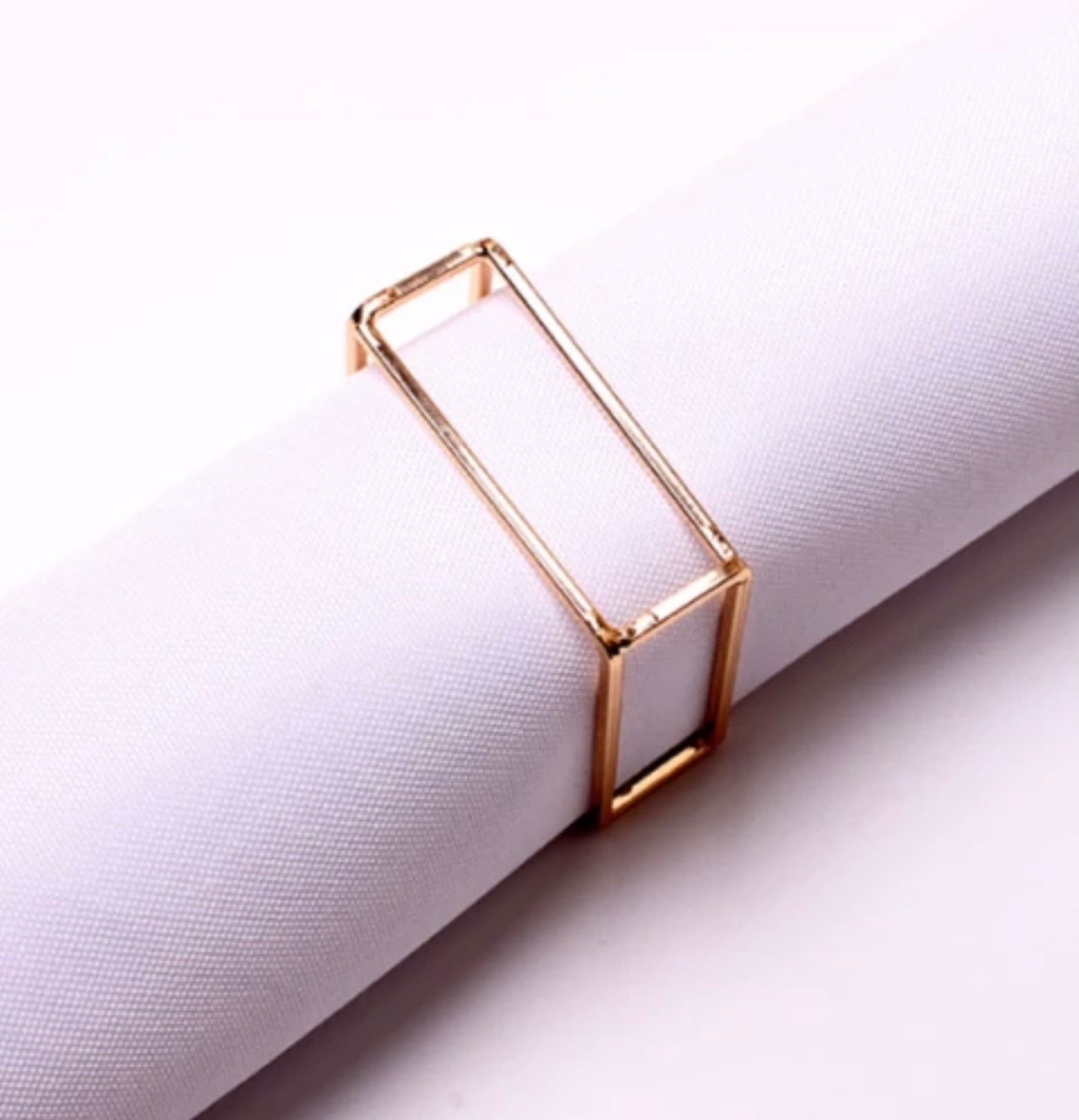 Serviettenringe mieten - gold, roségold, silber, schwarz, Rattan - Ø 6 cm – 4
