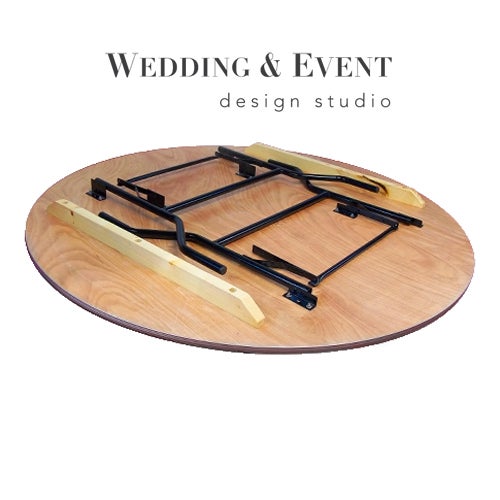 Banketttisch rund Ø 183 cm mieten - für Hochzeit & Event, bis 12 Personen – 3