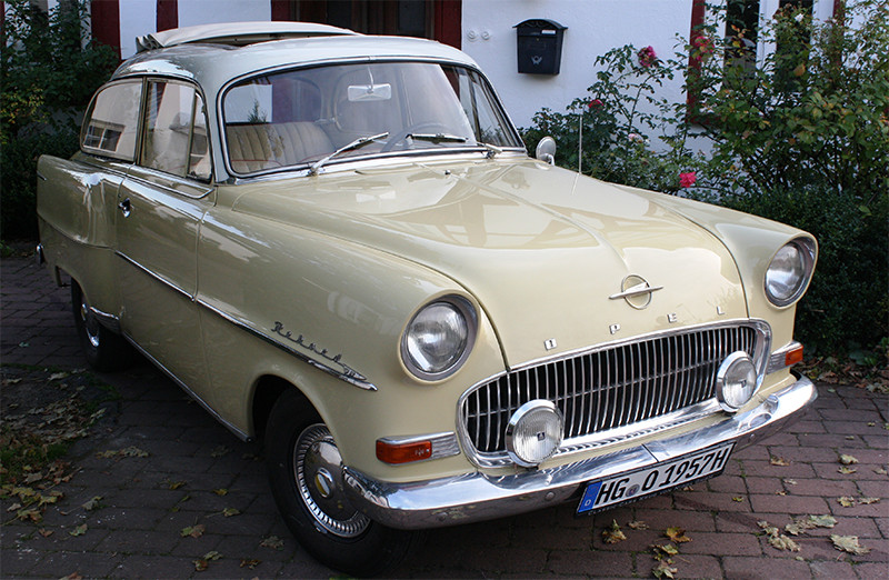 Opel Olympia Rekord Bj. 1957 mieten bei Classic Cars Michael Krug von Nidda