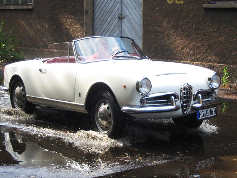 Alfa Romeo Giulia Spider mieten bei Classic Cars Michael Krug von Nidda