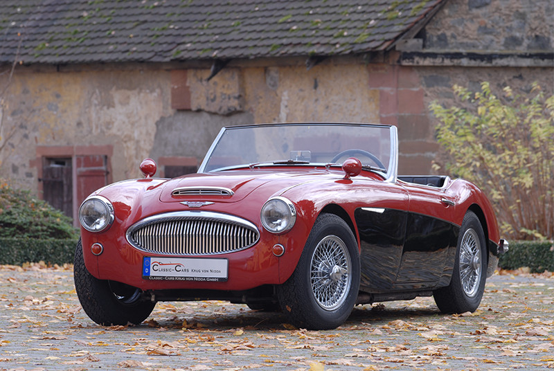 Austin Healey 3000 Mk II Bj. 1962 mieten bei Classic Cars Michael Krug von Nidda