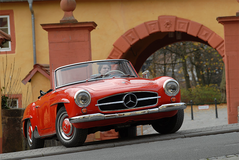 Mercedes 190 Sl Bj. 1962 mieten bei Classic Cars Michael Krug von Nidda
