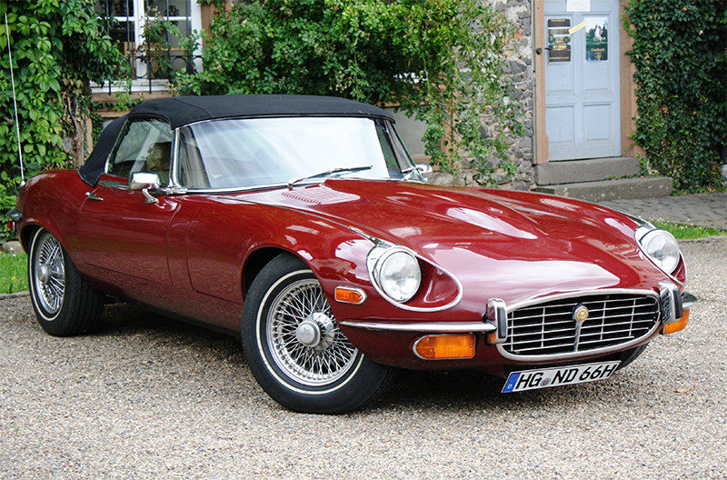 Jaguar E Serie III V12 Bj. 1973 mieten bei Classic Cars Michael Krug von Nidda