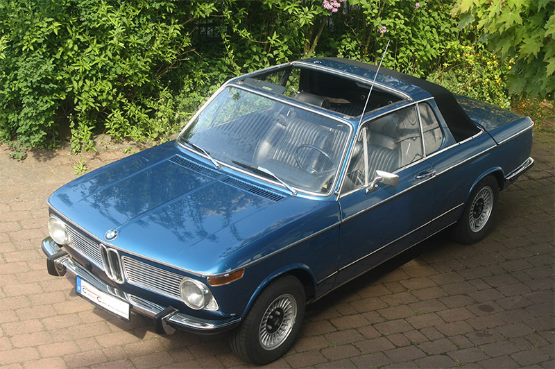 BMW 2002 Baur Cabrio Bj. 1972 mieten bei Classic Cars Michael Krug von Nidda