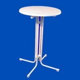 Stehtisch mieten – Bistrotisch weiß oder anthrazit, Höhe 110 cm – 2