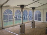 Heizpilz mieten – Gas-Heizstrahler 11 kW, 220 cm, Edelstahl oder weiß – 2