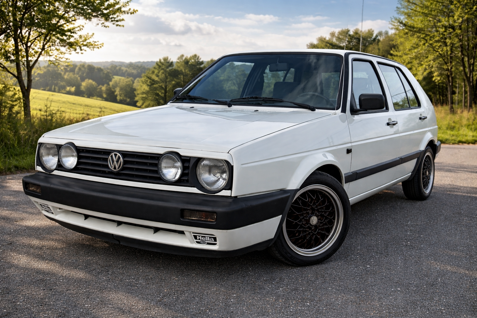 Youngtimer Oldtimer mieten leihen VW Golf 2