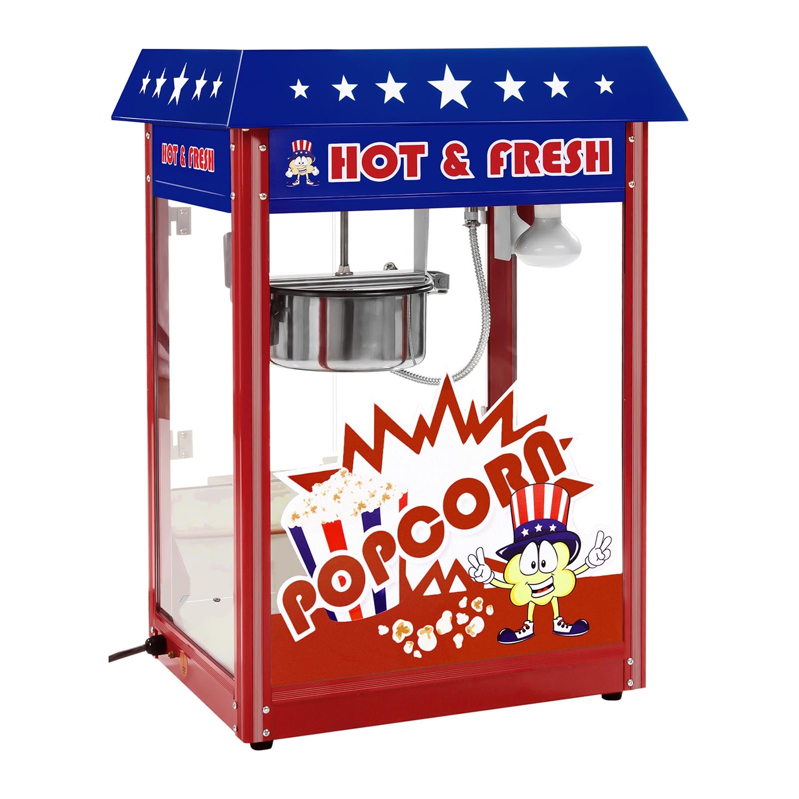 Popcornmaschine  - inkl. Wagen - USA-Design – 2