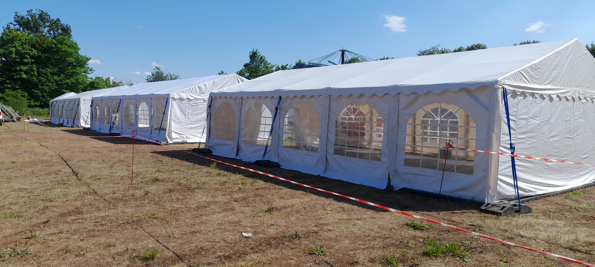 Partyzelt 6x12 m PVC (LKW Plane) Festzelt Zelt, Kein Klappzelt – 2