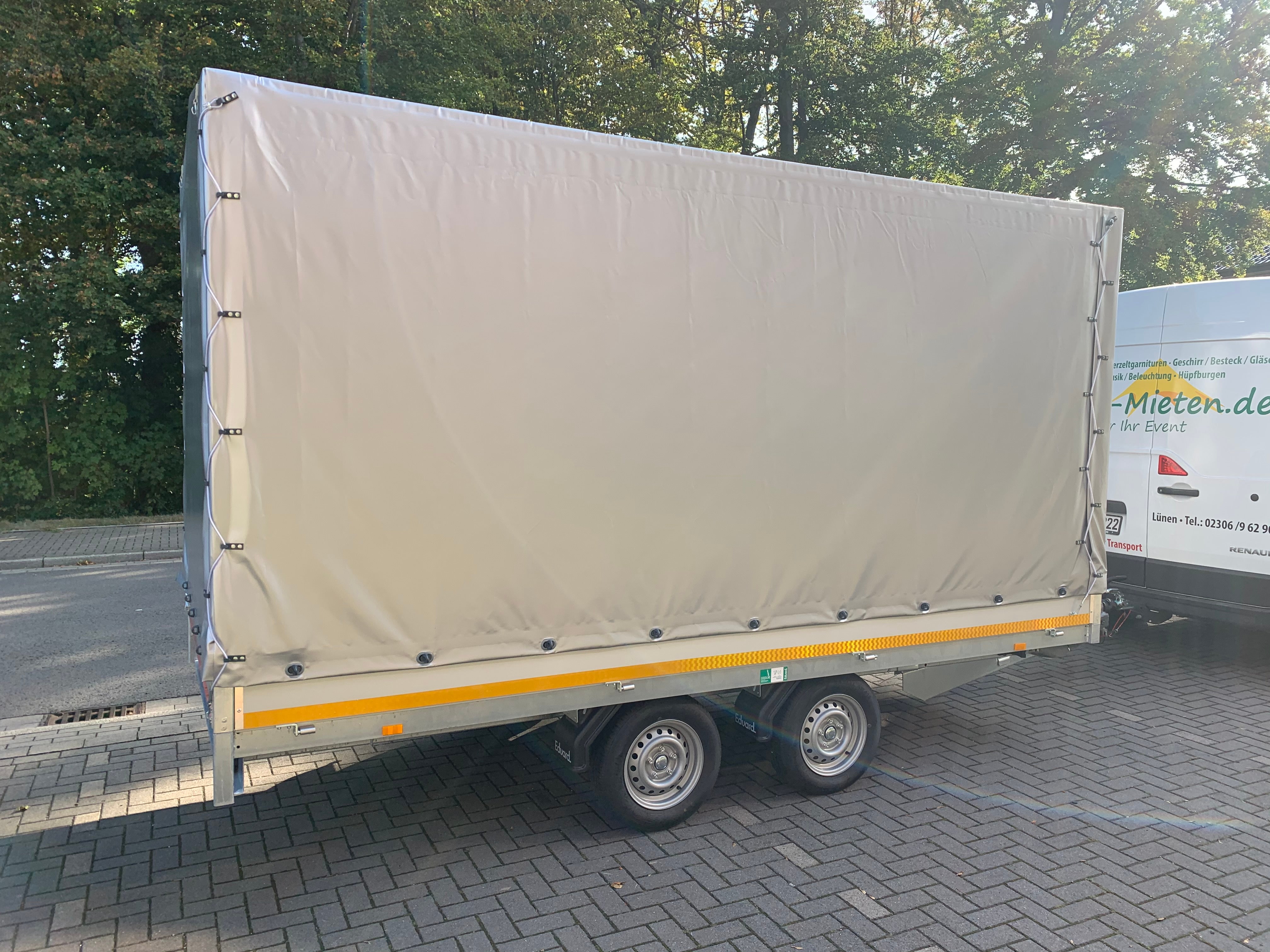 Anhänger Hochlader 2 achser mit Plane  2.0 t – 3