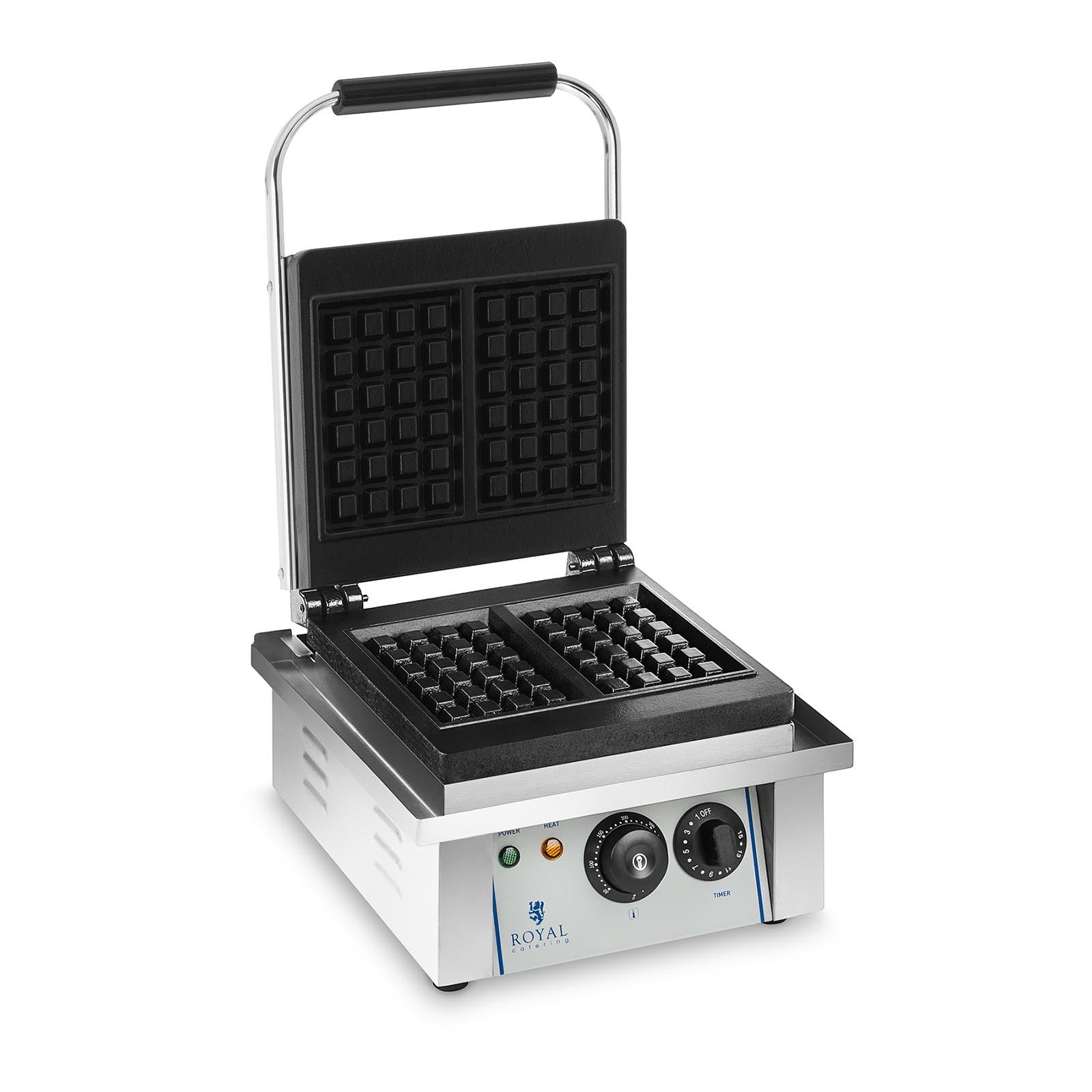 Gastro Waffeleisen  1 x 2.000 Watt - rechteckig -