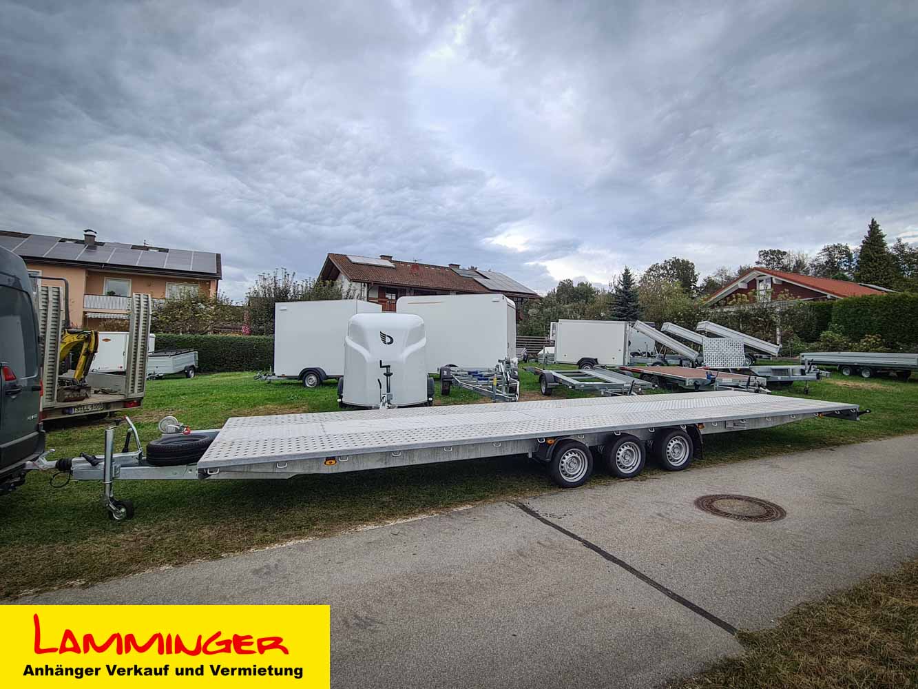 Autoanhänger mieten 850 x 230 cm – für bis zu 2 PKW bis 3.500 kg – 3