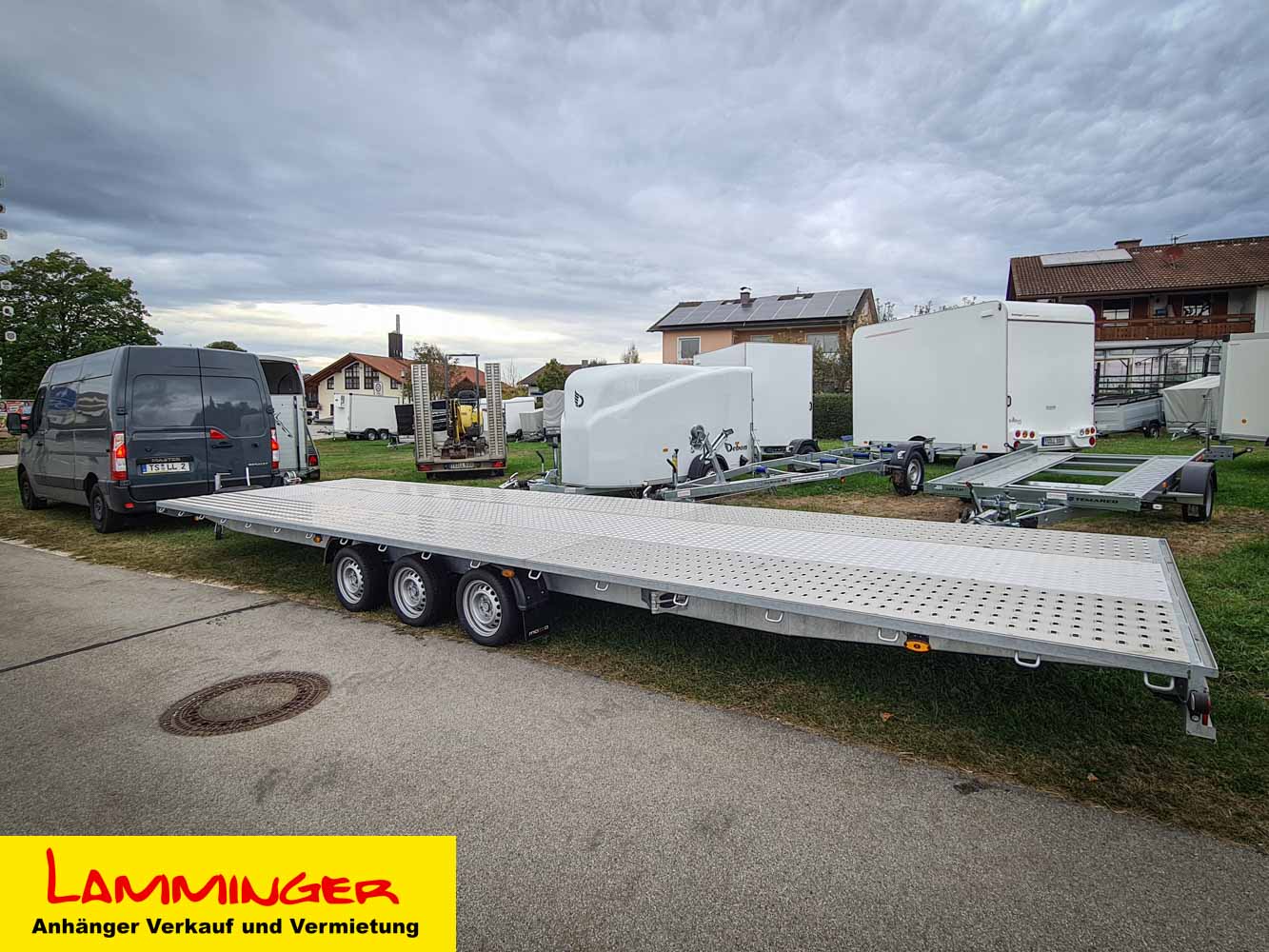 Autoanhänger mieten 850 x 230 cm – für bis zu 2 PKW bis 3.500 kg – 2