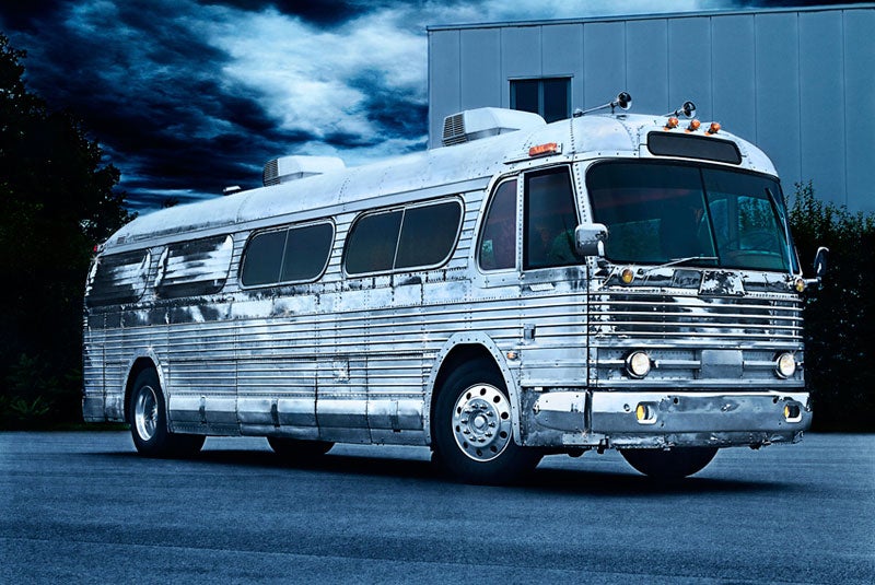 Independence Greyhound Bus von 1948 mieten - Oldtimer-Limousine mit Fahrer – 2