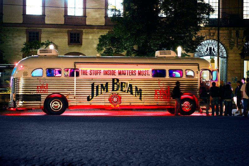 Jim Beam Bus mieten - historischer Greyhound Oldtimer-Bus von 1948 – 4