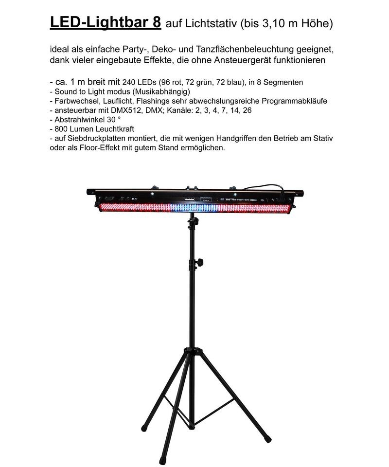 LED Licht Anlage DJ Technik mieten in Troisdorf
