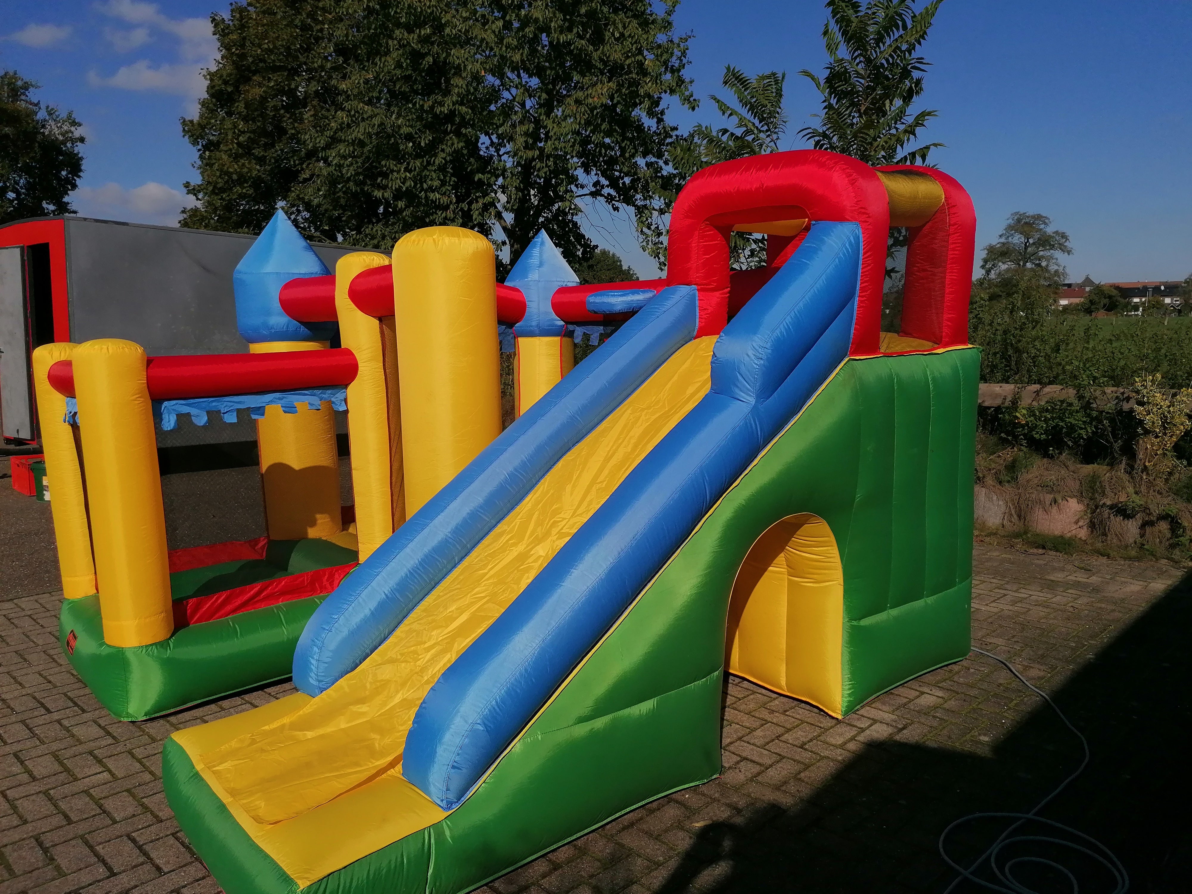 Hüpfburg mieten – Fun Palace mit Rutsche, 3 x 3 m – 2
